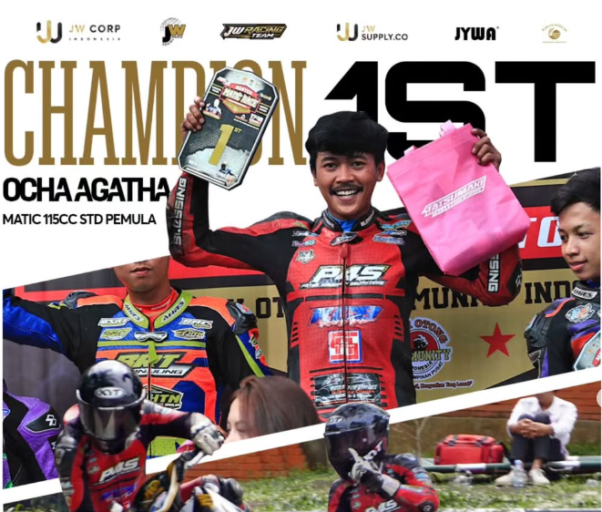 Ocha Agathaaa Claims Victory at Banten Matic Race | JW Racing Team